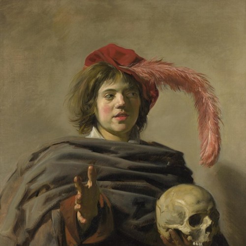 Frans Hals. Young Man Holding a Skull (Vanitas). 1626-1628. Oil on canvas. National Gallery, London.