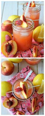 the-fox-says-fuck-you:  fitness-association:  Raspberry Peach Lemonade RECIPE  Want 