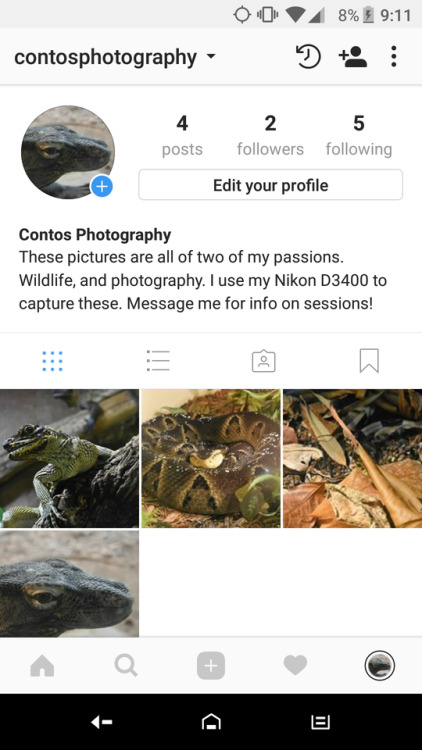 Hey everyone, I wanna get on a serious, yet non sexual for a moment, if you could please go follow my new Instagram. I’m a photographer, and I am using that page as a place where I will put my portfolio so I may get my name out there, and hopefully