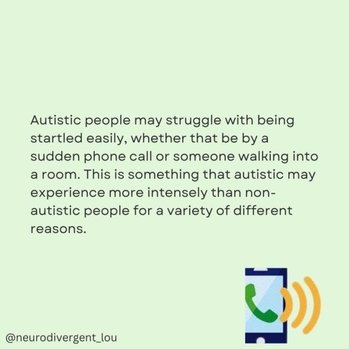 Autistic And Being Startled Easily