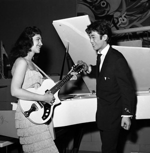 theoddjacket:  Wanda Jackson and Keijiro Yamashita. 