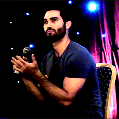 dailytylerhoechlin:  Is it hard to play a scene when you don’t know whether your