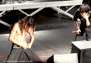 natgasm:  elsiechapman:  ryota, le bataclan, paris. my apologies for the shaky fan cam!   good thing i wasn’t there…I would’ve died.