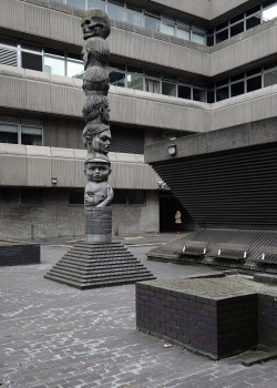 scavengedluxury:  Baynard House plaza. London, September 2015.  