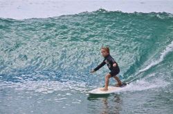 northshore-hawaii:  thisdustybeachroad:  Stevie Roberson, age 4.  = 