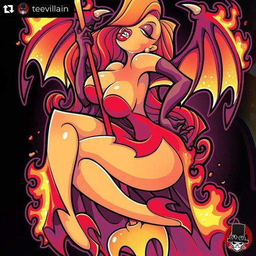 You little devil ❤️‍ This shirt is available now for a very limited time on @teevillainRepost from