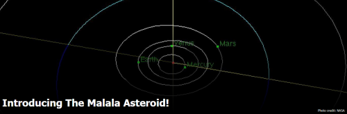 profeminist:Nobel Prize? Check. Celestial body named after you? CHECK.Introducing The Malala Asteroi