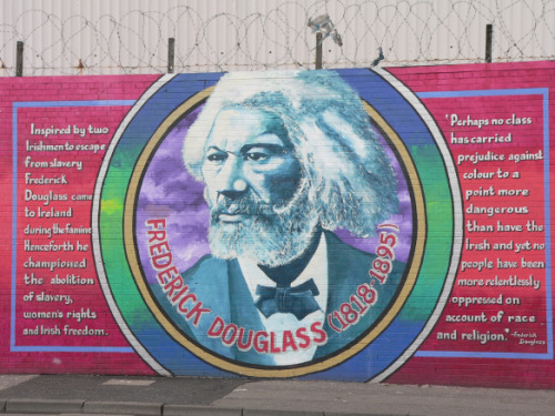 Frederick Douglas mural in Belfast