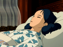 Whisper-S-Of-The-Heart:studio Ghibli Girls Sleeping/In Their Bedsfor Amy :)
