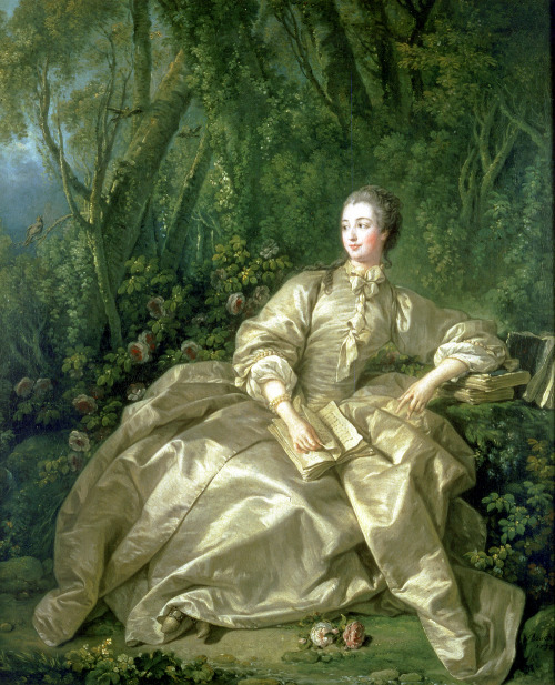 rococophile:François BoucherPortrait of Jeanne Antoinette Poisson, Marquess of Pompadour.Oil on canv