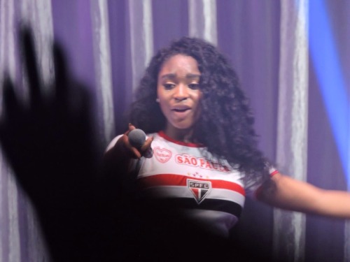 normanisource: Normani on stage tonight in ​São Paulo, Brazil - July 5th, 2016