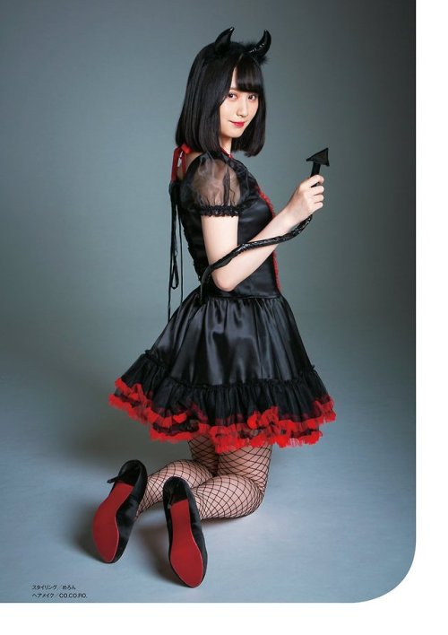 uptou: BUBKA (ブブカ) 2018年11月号山本望叶（ＮＭＢ４８）「黒い稲妻グラビア」