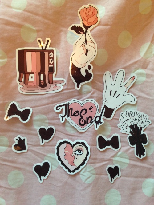 Here are what the stickers came out like, btw ;u;