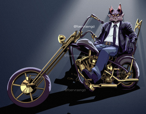 foervraengd: WARRIOR CATS BIKER AU