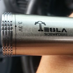 Loving the Tesla Sidewinder 2. Haven&rsquo;t seen any reviews or discussion on youtube, so I&rsquo;ll be doing so very soon. It&rsquo;s an excuse to return to making videos. #Tesla ,  #e cig , #mod , #