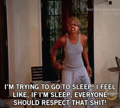 pattilahell:  Leah: Get some earplugs, Brandi. Brandi: I CAN’T WEAR EARPLUGS, MY