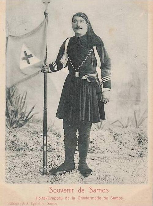 adokal:-Men of the Princely Gendarmerie of Samos in 1899.-Men of the Princely Gendarmerie of Samos i