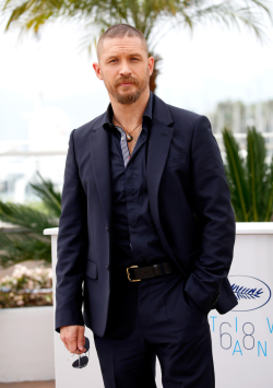 daily&ndash;celebs:    5/14/15 - Tom Hardy at the “Mad Max: Fury Road” Photocall during The 68th Annual Cannes Film Festival.     #bestillmyheart