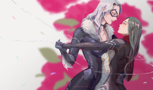 commission Black cat x Silk.  Although it was a bit challenging I had fun painting th