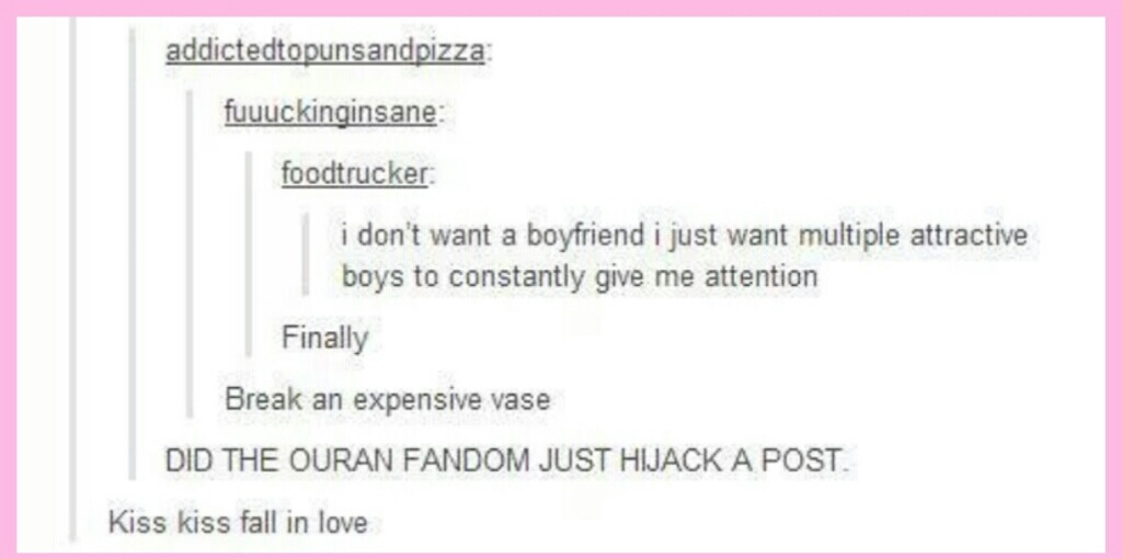 missperoxide:  iwasthinkingofanimeagain:Ouran and tumblr part 1.5 (kinda re-done