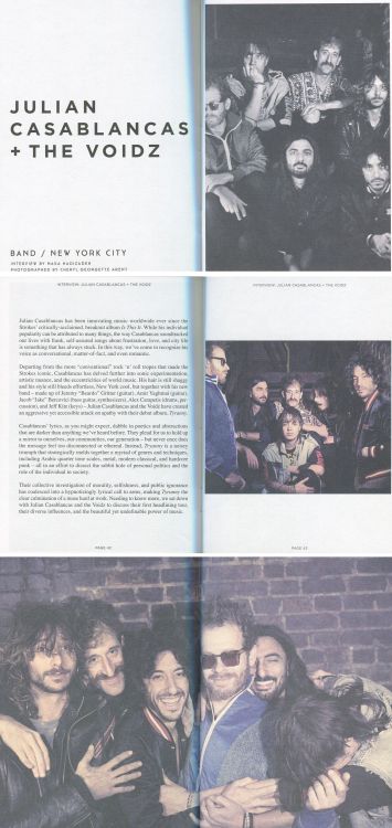 juliancasablanqas:Julian Casablancas + The Voidz in Alt Citizen issue 03All things posted belong to 