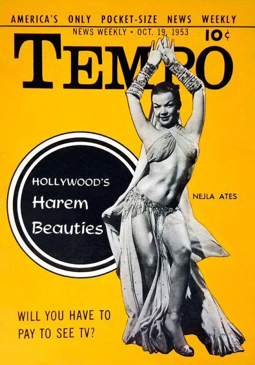 Porn Nejla Ates adorns the October 19 - 1953 issue photos