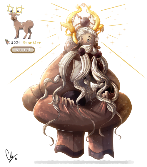 Pokemon Humanization Project234. Stantler