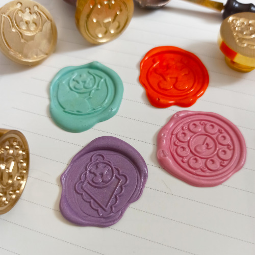 mooncirice:Ojamajo Doremi wax seal stampsAvailable July 15th, 2020