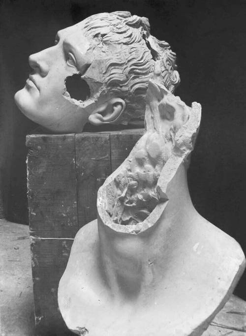 vkntmoodboard:Works from the plaster gallery at the Antonio Canova Museum. In 1917, the museum was b