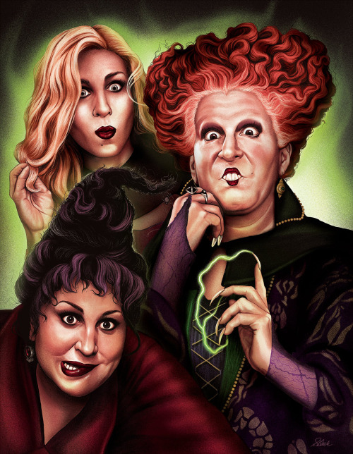 Artist Sara Deck has summoned Hocus Pocus 8x10 fine art prints. The standard version is limited to 2