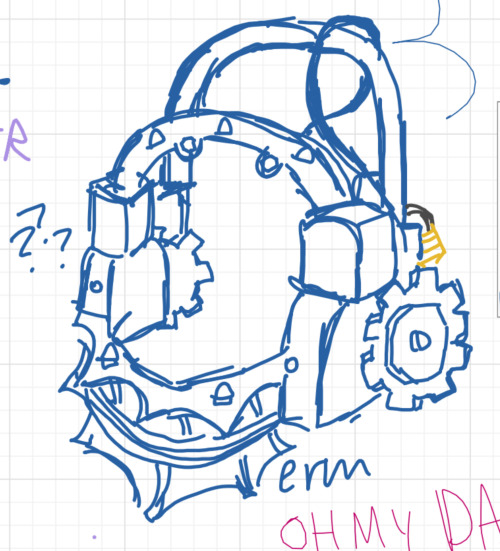 Me When I Uh, Draw Saw Traps Very Crappily