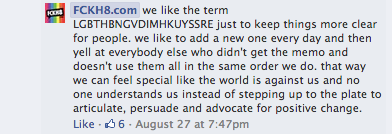 nentindo:  fckh8 actually said pansexuality is a word tumblr made up   It&rsquo;s