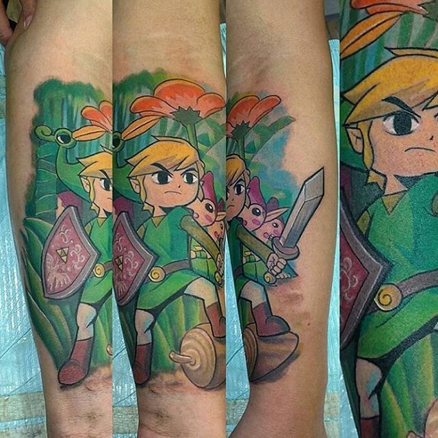 Link  Legend of zelda, Zelda tattoo, The minish cap