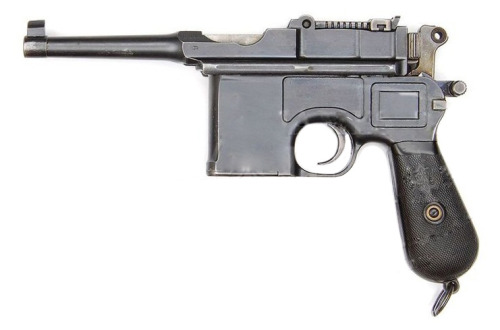 The Model 1920 French Police Contract Broomhandle Pistol,One of the rarest contract models of the Br