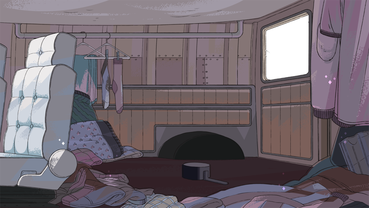 A selection of Backgrounds from the Steven Universe episode: Winter ForecastArt Direction: