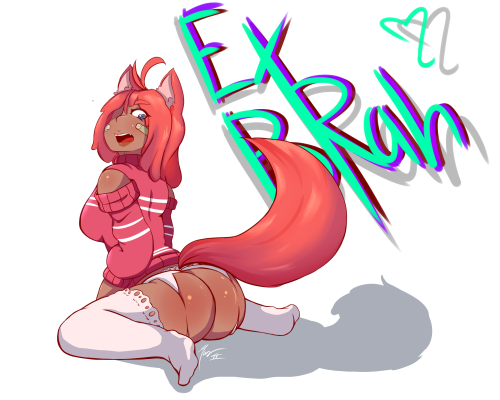 profesuhslab: Naomi Cat booty for an awesome BRAH! Okay so this man, @exbrah, deserves more than th
