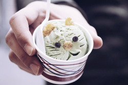 cinnahearts:  A scoop of ice cream, Japantown-style (by Pink Scarf) 