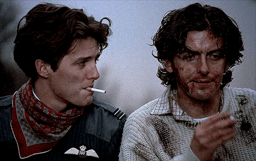 HUGH GRANT & PETER CAPALDIthe Lair Of The White Worm (1988), Dir. Ken Russell.
