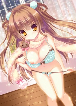 afsen90:  bra breasts cleavage nae-nae nipples pantsu panty pull undressing | #313672 | yande.re