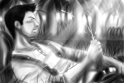 homechartedfandom:  Nate has some yummy time on his own. Just a doodle I did..  Unf need a little help there Drake!?!