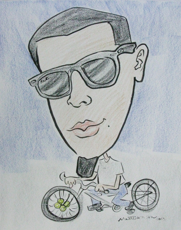 These are caricatures I did at Dairy Delight in Malden, MA.   02 Sept 2013