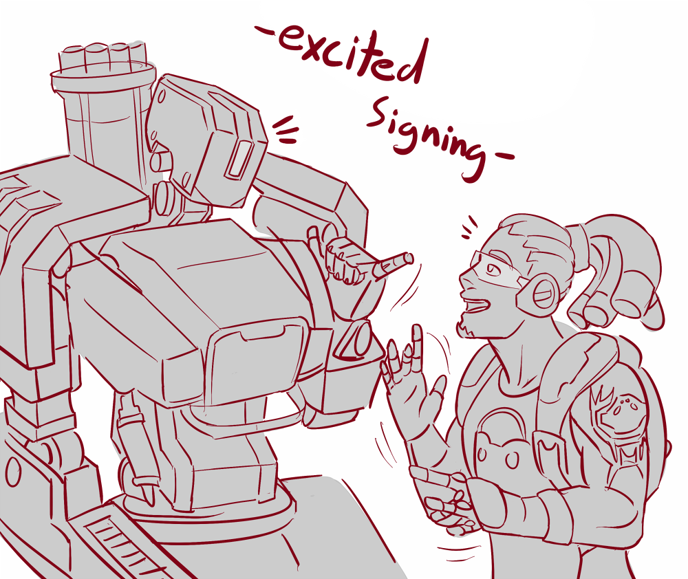 monsterpub:  some poor schmuck: you can’t headcanon lucio as deaf/hoh! because