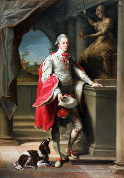 karoline-von-manderscheid:Pompeo Batoni (1708-1787):Portrait of John, 3rd Baron Monson of Burton (17