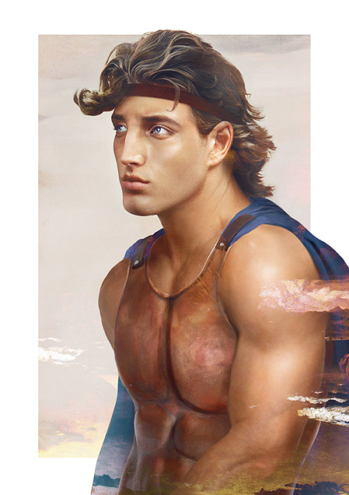 culturenlifestyle:  Disney Princes Reimagined As Real Men Melbourne based Finnish artist and designer Jirka Väätäinen (Disney Princesses previously featured here) reincarnates Disney Princes into real people. The imaginative characters are transformed