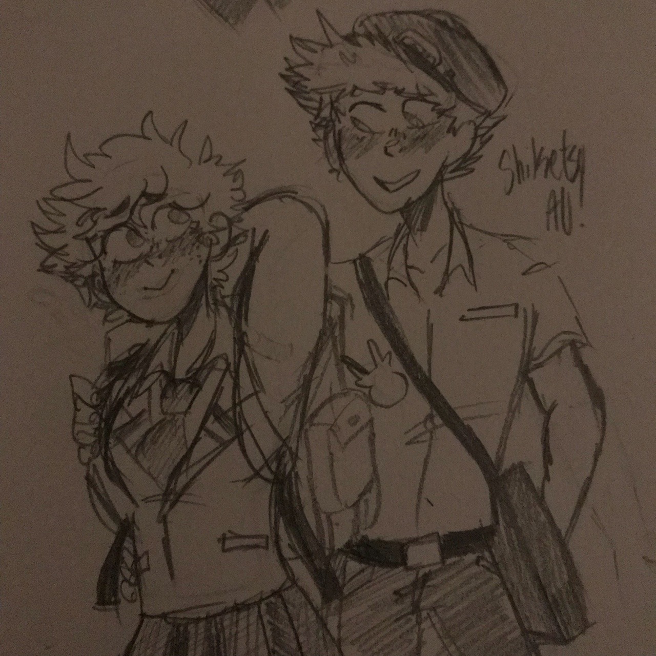 dekyboi:  Someone wanted to see more of the Shiketsu AU so here’s Izuku making her boy a bento and their couple-y antics.