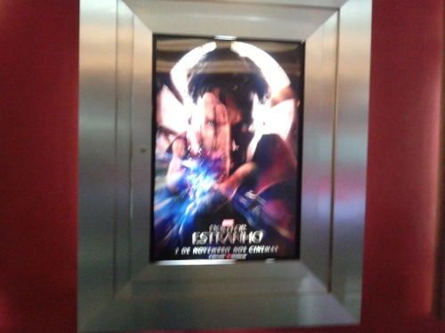 Doctor Strange Movie Posters In Brazil! Wow! That Was Fast! I Loved The Silver Frame!