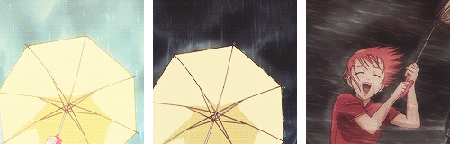 izumikoshiro:  “Brats like rain, storms, typhoons and all that kind of stuff.” 