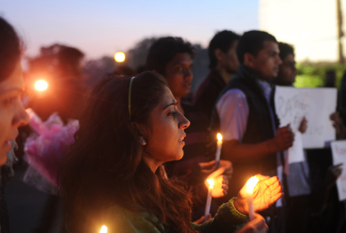 nikariot:  thisisnotindia:  globalpost:  What happens when the world’s largest democracy protests? THIS.  Wow.   #india goes hard 