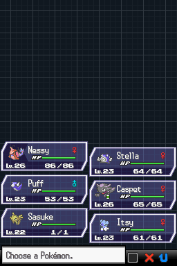 Going into the fourth badge with a full team of six! Rocking!Here we are:Puff (Dratini)Sylarana