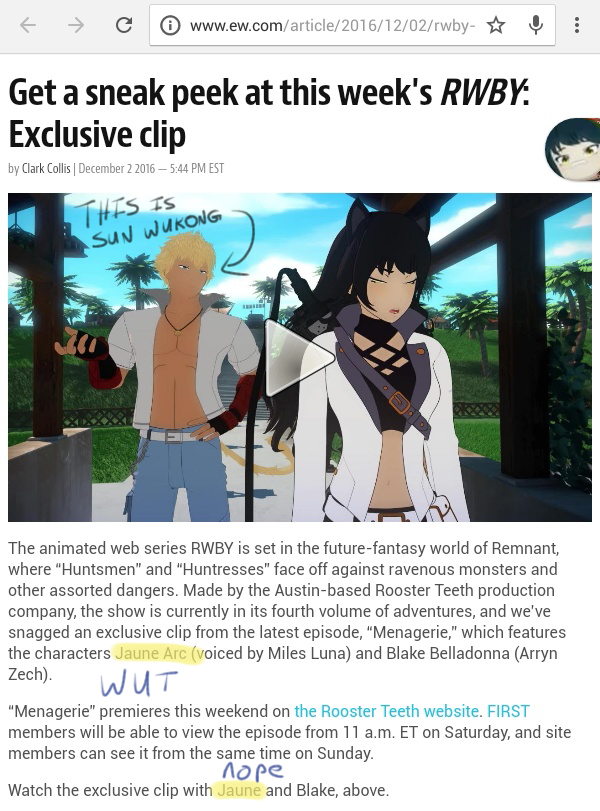 sculptural-renaissance: I’m pretty sure that by now, everyone in the RWBY fandom